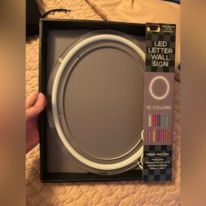 Hobby Lobby LED Letter Wall Sign with Multicolor Options 10 in by  12 in
